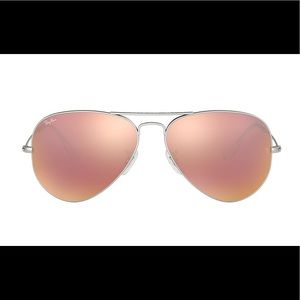 Ray Ban Aviator- Flash Lens, pink